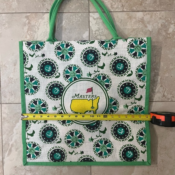 Masters Tote with Yellow and Green Design - Picture 10 of 11
